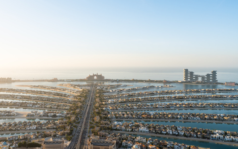 Aussicht Dubai The Palm